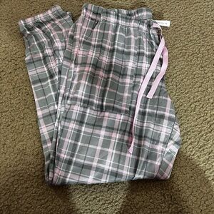 plaid pj pants